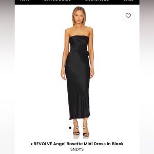 Revolve x SNDYS Angel Rosette Midi Dress